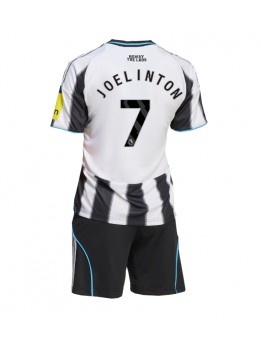 Newcastle United Joelinton #7 Replika Hemmakläder Barn 2025-26 Kortärmad (+ byxor)